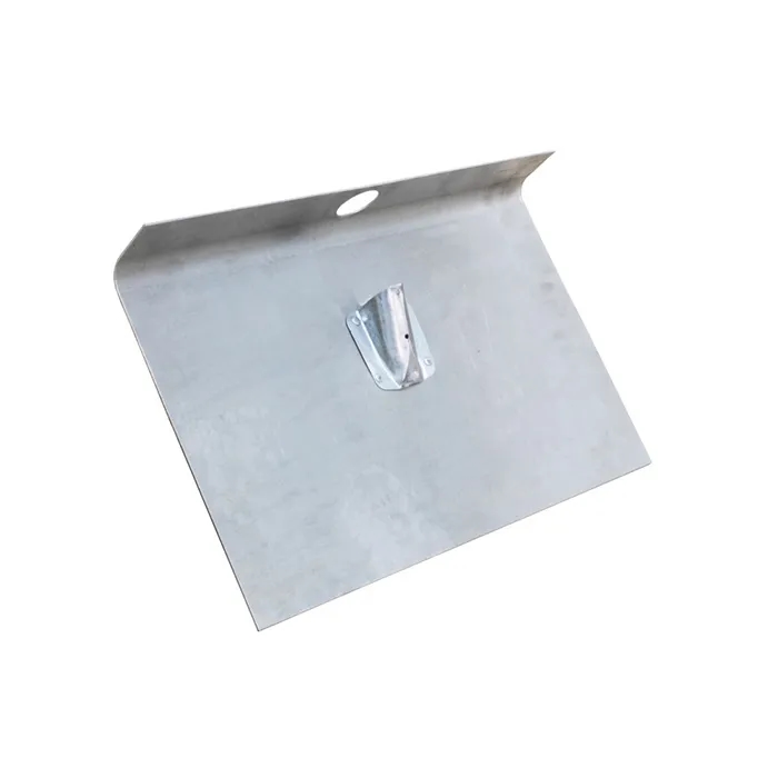 Лопата однобортная алюминиевая большая б/пл. d-40