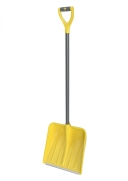 Лопата для снега "Варяг" с ал.планкой,ал.чер. в оплетке и V-обр. ручкой - изображение 1