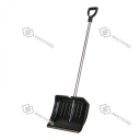 Лопата для снега "Зима" №5 с оц.планкой d-30 с алюмин.черенком и V-образной ручкой - изображение 1