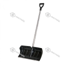 Лопата "Зима" №7 Скрепер с ал.планкой d-32 с алюмин.черенком и V-образной ручкой - изображение 1