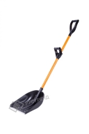 Лопата для снега "Рысь" с ал.планкой с крашеным алюмин.черенком, с доп. ручкой "Элита" - изображение 1