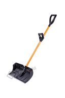 Лопата для снега "Барс" с ал.планкой с крашеным алюмин.черенком, с доп. ручкой "Элита" - изображение 1