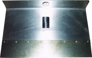 Лопата однобортная алюминевая с широкой накладкой (толщ. 1,5мм) Распродажа