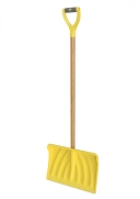 Лопата для снега "Норд" с оц.планкой, дер.чер.с влагостойким покрытием - изображение 1