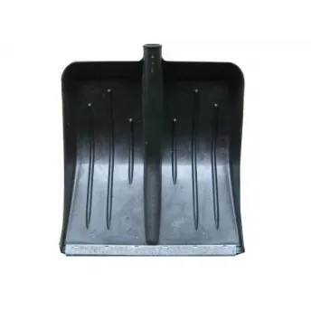 Лопата для снега снеговая "Метелица" с ал.планкой черная,  диаметр ø32