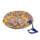 Санки-ватрушки "Дизайн" с молнией 110 см - изображение 1