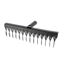 Грабли 14-ти зубые витые, 2мм, порошковая окраска  ГВ-14 - изображение 1