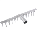 Грабли нержавеющая сталь 10-ти зубые витые,  ГВ-10 - изображение 1