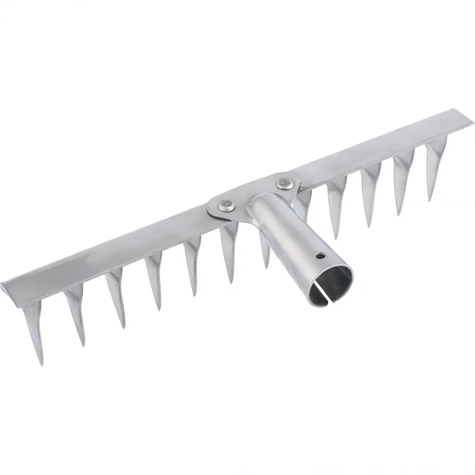 Грабли нержавеющая сталь 12-ти зубые витые,  ГВ-12