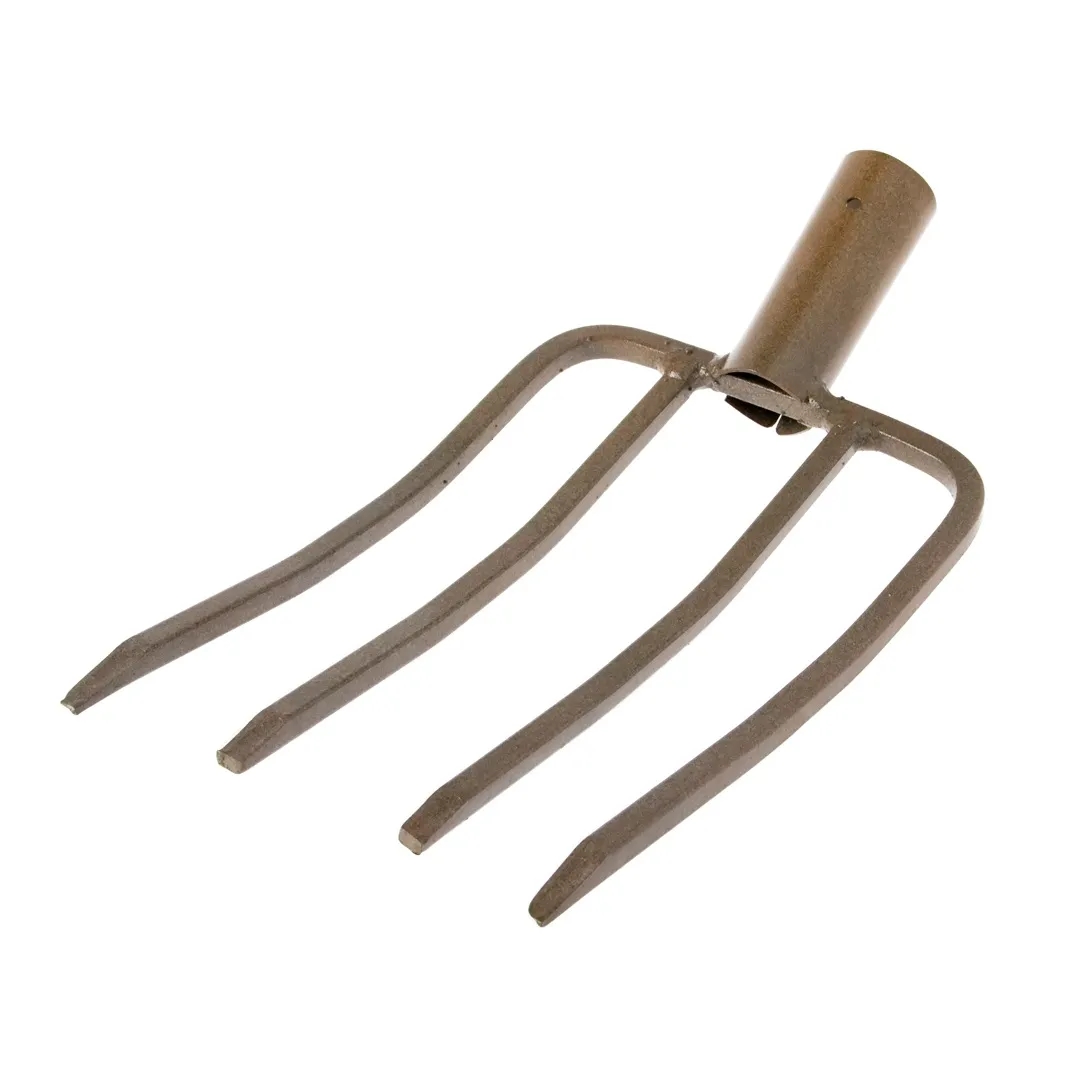 Вилы 4-х рогие садово-огородные сварные (квадрат 10мм)