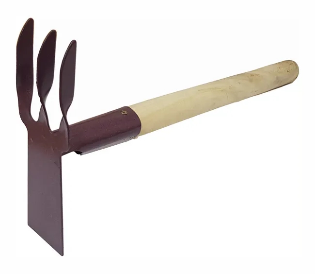Мотыжка комбинир. 3-х зубая с лопаткой с  черенком