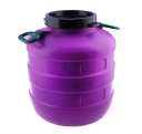 Бочка 30 л. Дачная круглая цветная (усиленные ручки,V=32,7л, диаметр горла внешний  - 220мм , внутренний - 195мм) пищевая - изображение 1