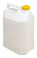 Канистра 5л евро белая ТНП(диаметр горловины - 35 мм) пищевая - изображение 1