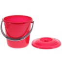 Ведро 3 л. Евро пищевое с крышкой. 
(особо прочные, толщина стенки от 1,5 мм)                 - изображение 1