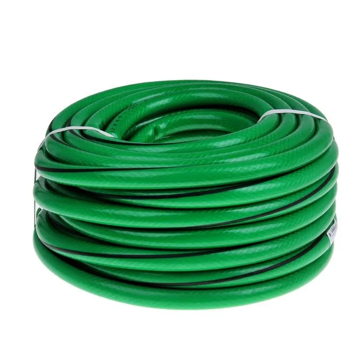 Шланг поливочный "КРИСТАЛЛ" 3/4 дюйма 25м. (ПВХ, арм., 3-х слойный)