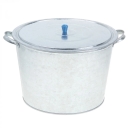 Бак оцинкованный 25 л для белья с решеткой - изображение 1