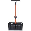 Лопата скрепер Ратник для снега c ал.пл., с Т-образной пластиковой ручкой - изображение 1