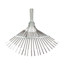 Грабли веерные пластинчатые оцинкованные 22 зубые  - изображение 1