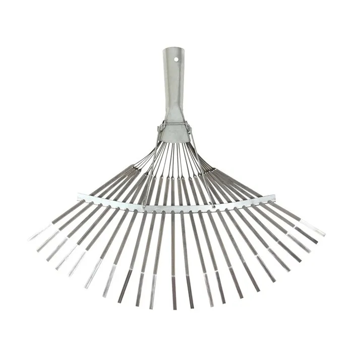 Грабли веерные пластинчатые оцинкованные 22 зубые 