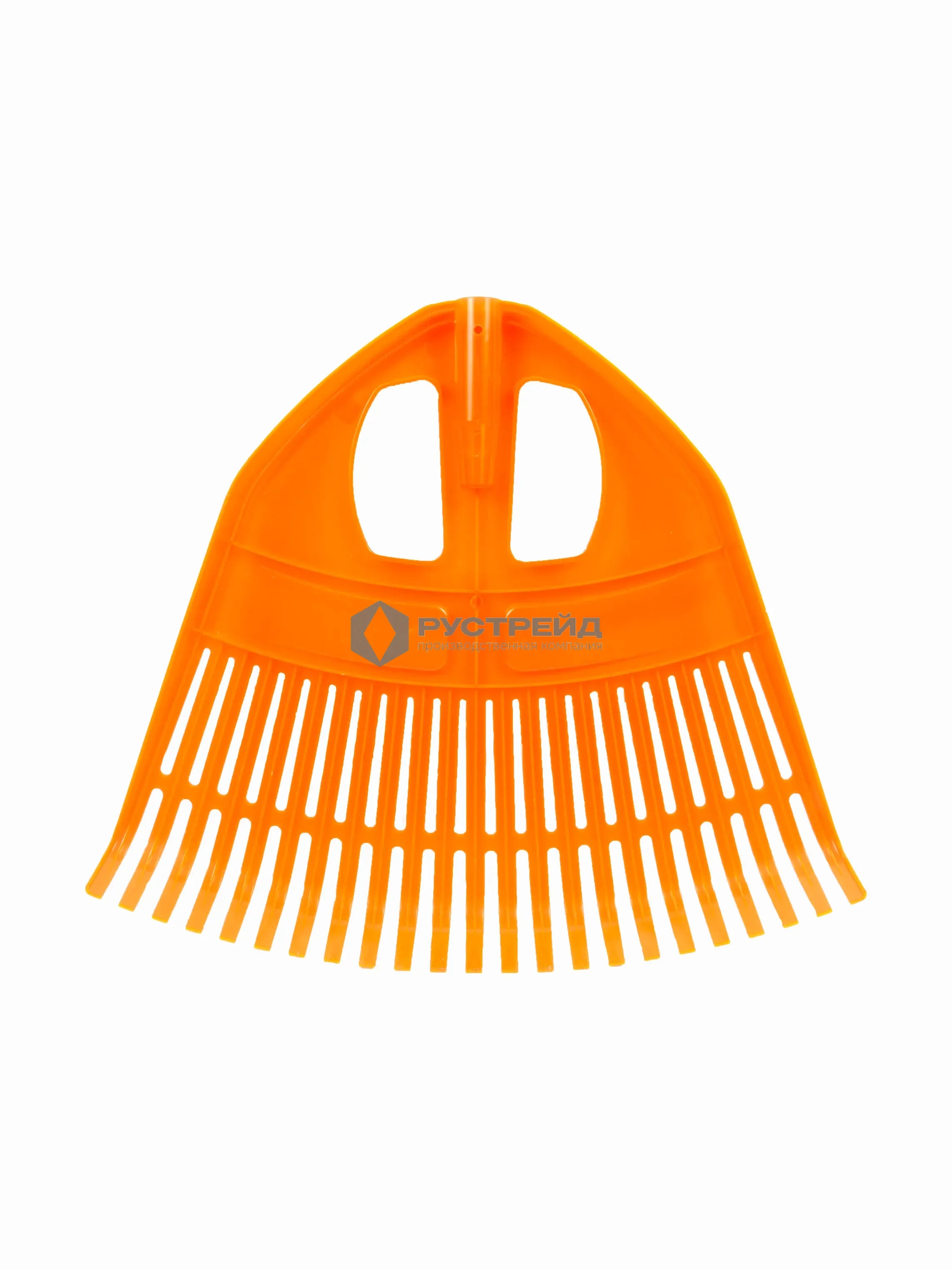 Грабли веерные из поликарбоната цветные 23 зуба 500x430мм б/ч