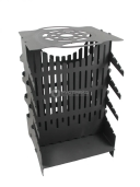 Мангал №5 "Вертикальный" разборный толщина - 2,5 мм 410x640x400 - изображение 1