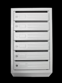 Ящик почтовый 6-ти секционный металлический                                                         (порошковая окраска) 680*385*190мм. Вес - 6,5кг. Упаковка: пузырчатая пленка. - изображение 1