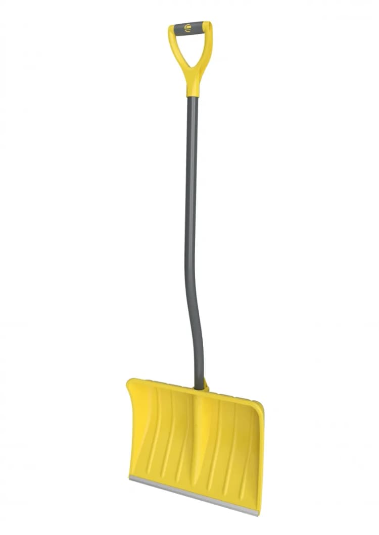 Лопата для снега "Викинг" с ал.планкой,ал. эргономический чер. в оплетке и V-обр. ручкой
