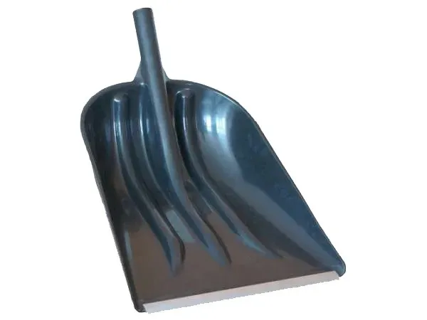 Лопата для снега "Зима" №6 с ал.планкой d-32 с дер.черенком 1сорт и V-образной ручкой