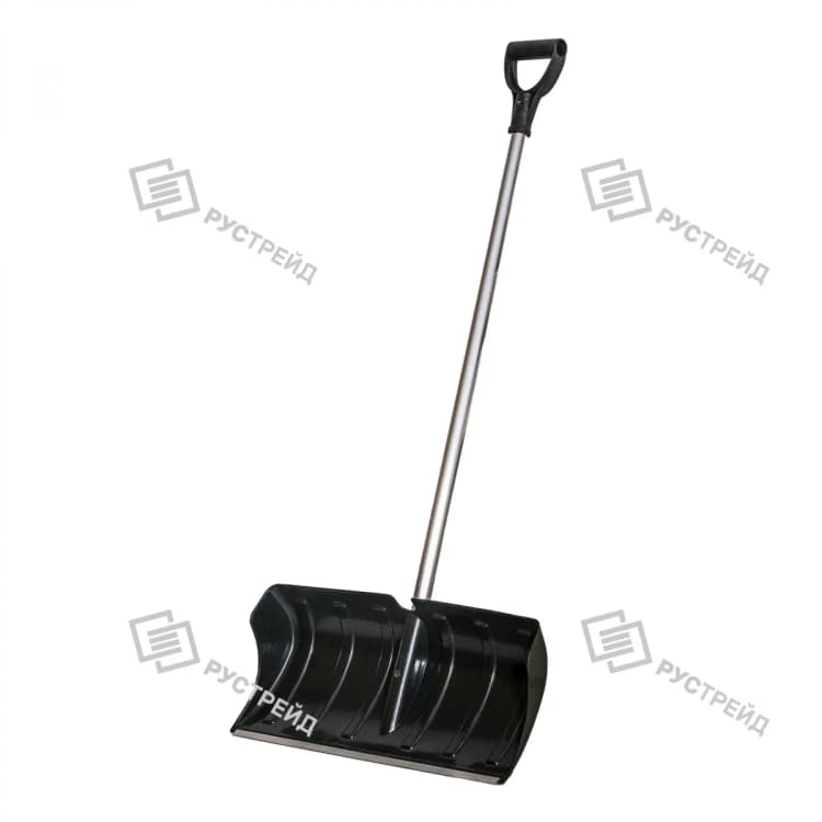 Лопата "Зима" №7 Скрепер с ал.планкой d-32 с алюмин.черенком и V-образной ручкой