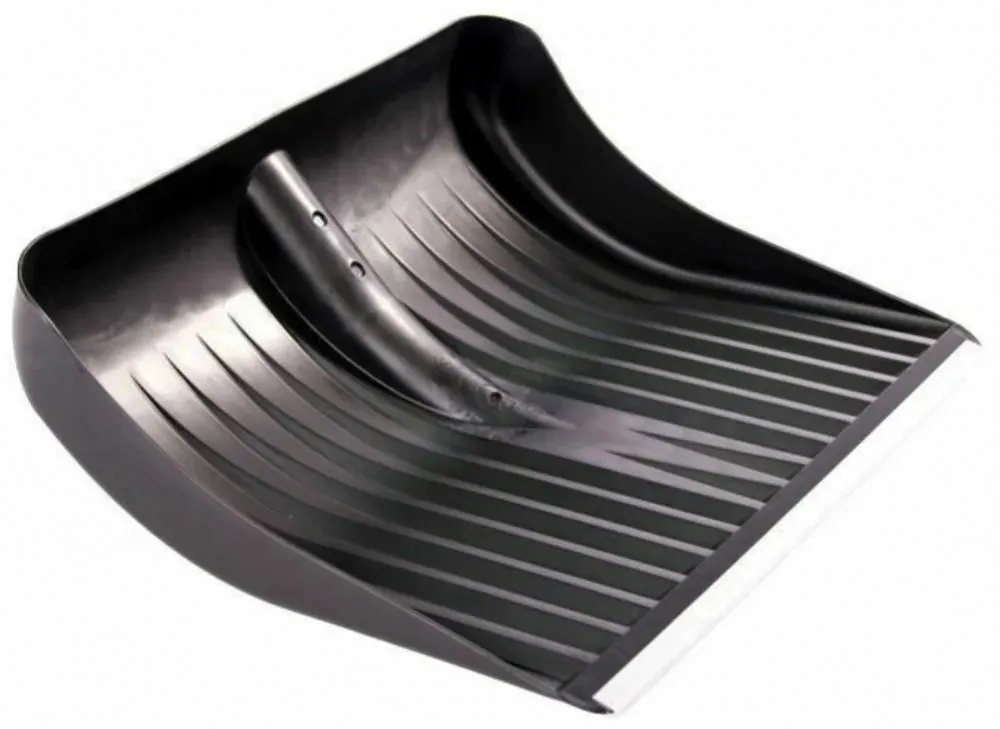 Лопата для снега "Зима" №8 с ал.планкой d-32 с алюмин.черенком и V-образной ручкой