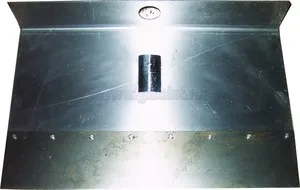 Лопата однобортная алюминевая с широкой накладкой (толщ. 1,5мм) Распродажа