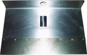 Лопата однобортная алюминевая с широкой накладкой (толщ. 1,5мм) Распродажа