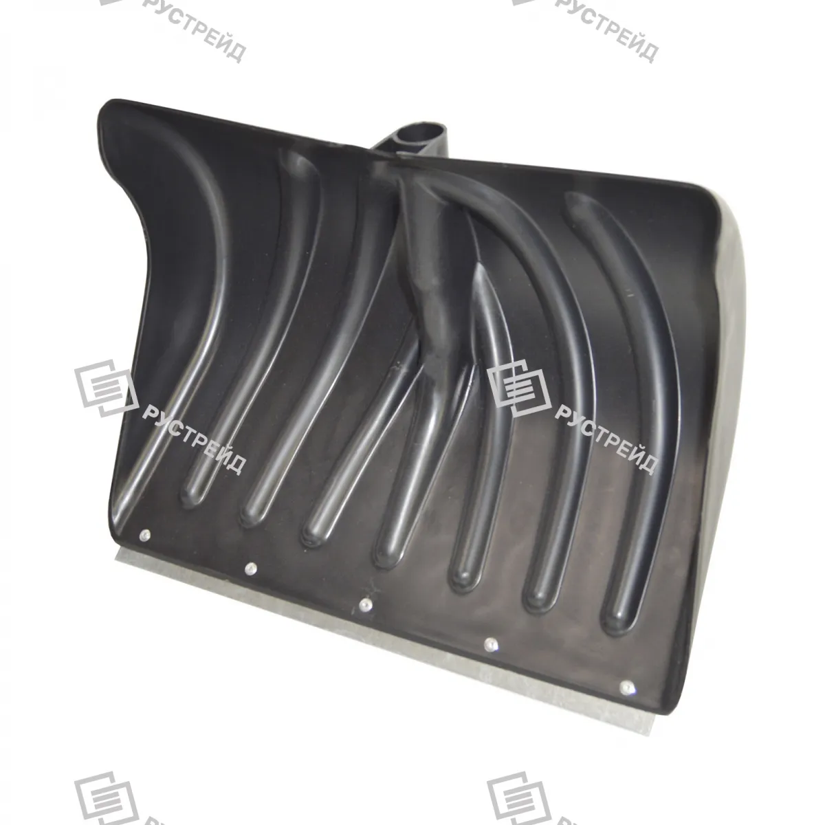 Лопата для снега "Зима" №11 с оц.планкой 2мм., на заклепках d-30 - изображение 1