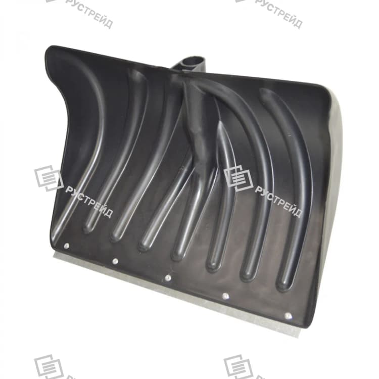 Лопата для снега "Зима" №11 с оц.планкой 2мм., на заклепках d-30