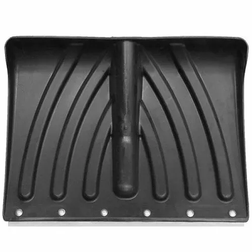 Лопата для снега "Зима" №11 с оц.планкой 2мм., на заклепках, d-30 с алюмин.черенком и V-образной ручкой