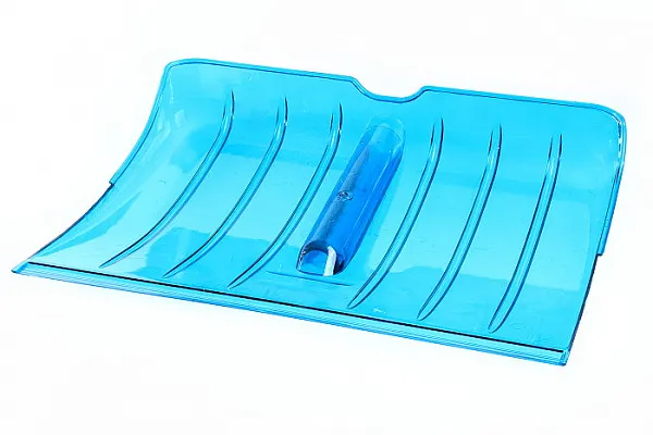 Лопата для снега "Зима" №9 (поликарбонат) d-32, цветная  - изображение 1