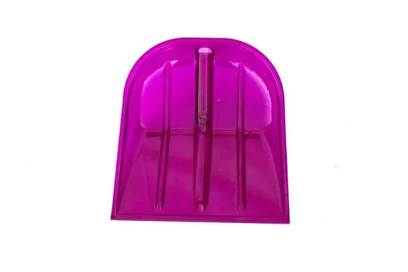 Лопата для снега "Зима" №4 (поликарбонат) d-32, цветная - изображение 1