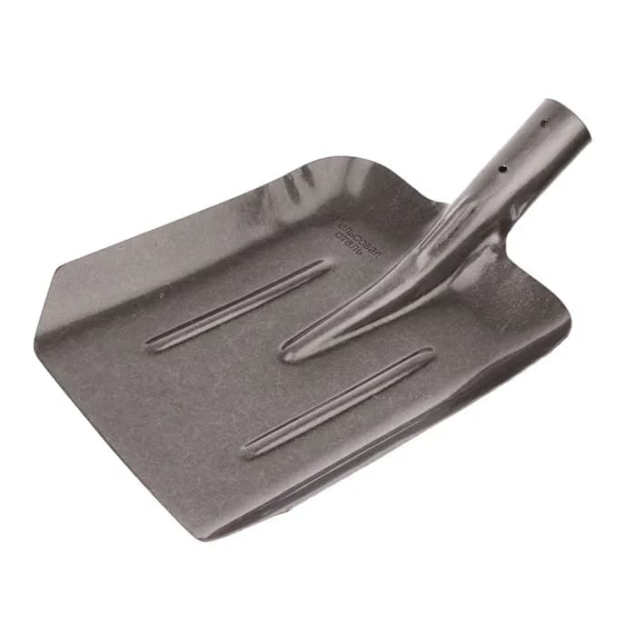 Лопата совковая с ребрами жесткости
Рельсовая сталь 