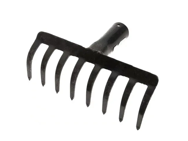 Грабли 6-ти зубые прямые, 2,5мм, порошковая окраска  ГП-6 - изображение 1