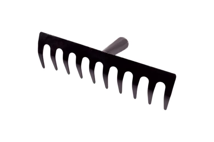 Грабли 10-ти зубые прямые, порошковая окраска 2,5мм,. ГП-10