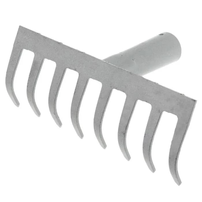 Грабли нержавеющая сталь 8-ми зубые прямые  ГП-8