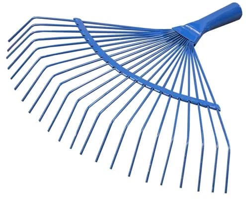 Грабли веерные проволочные порошковая окраска 18 зубые 