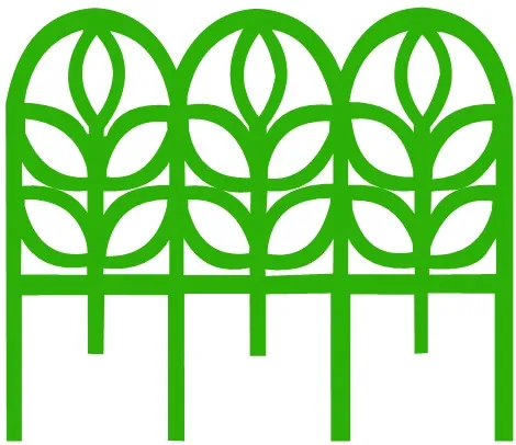 Заборчик декоративный пластмассовый "Флора", 3м - изображение 1