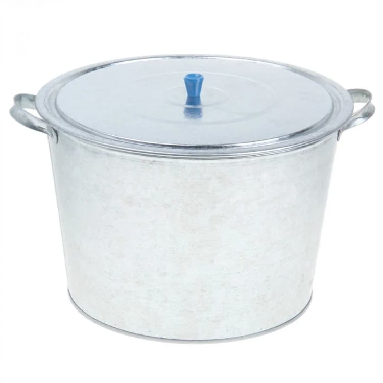 Бак оцинкованный 25 л для белья без решетки