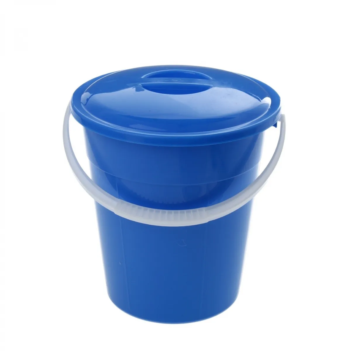 Ведро 8 л. Евро пищевое с крышкой
(с мерной шкалой,  особо прочные, толщина стенки от 2 мм) АКЦИЯ - изображение 1