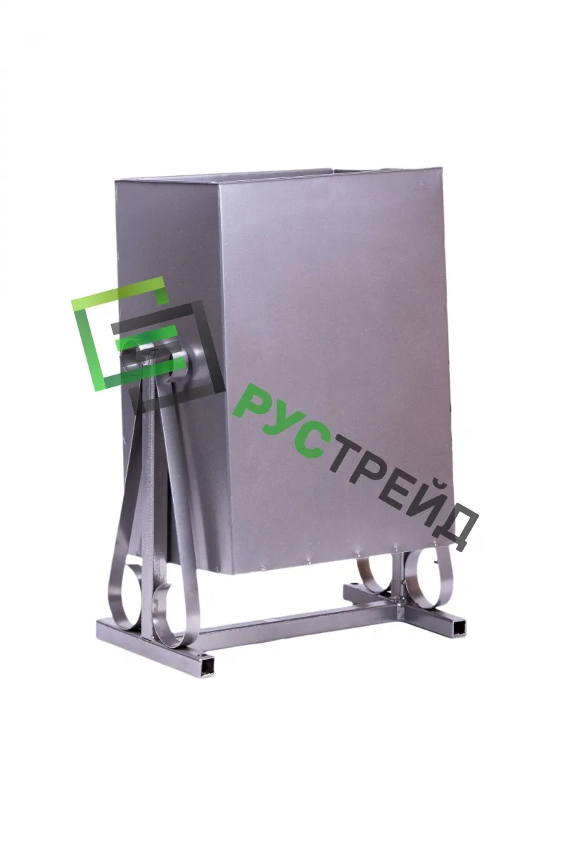 Урна металлическая поворотная с урна с вензелями (24л) №2толщ металла 0,6-0,8мм, порошковая окраска 520*380*340! - изображение 1