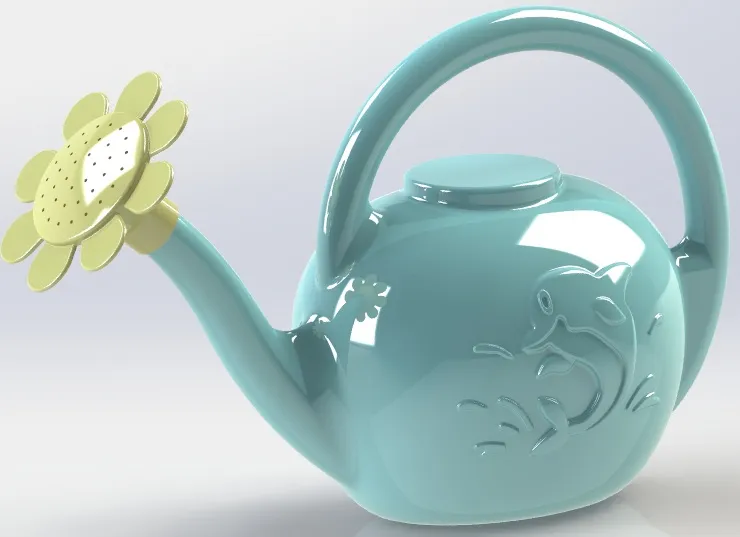 Лейка 1,5л с рассеивателем Ромашка