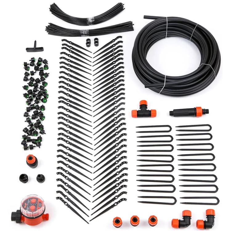 Капельный полив "Жук" 
от водопровода с таймером на 60 растений