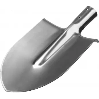 Лопата штыковая нержавеющая сталь. (толщина 1,5мм. 220х280мм) с черенком