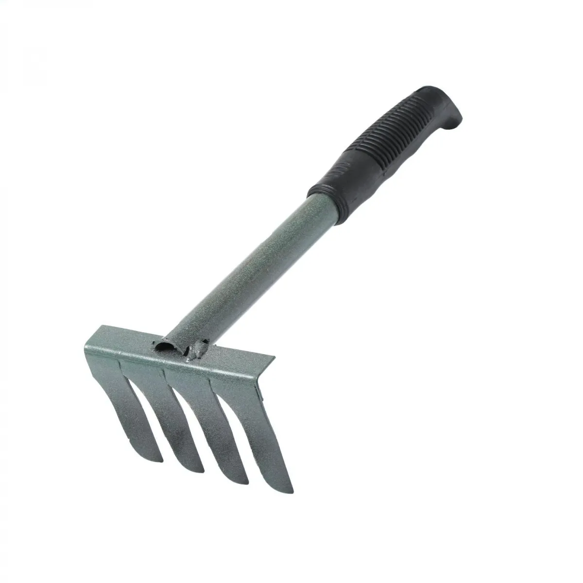 Грабли 3-х зубые витые, 2мм "ПРОФИ" с металлическим черенком и пластиковой ручкой ГВ-3